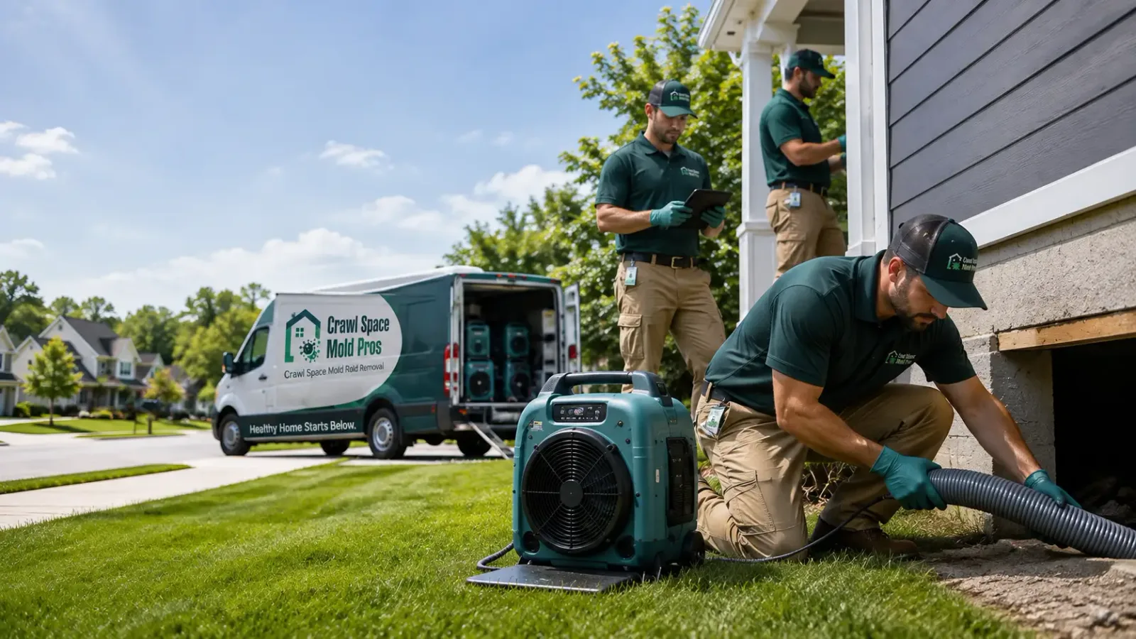 Crawl Space Mold Removal in Bellflower, CA